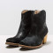 Bottines santiag femme en cuir - Noir - Neosens