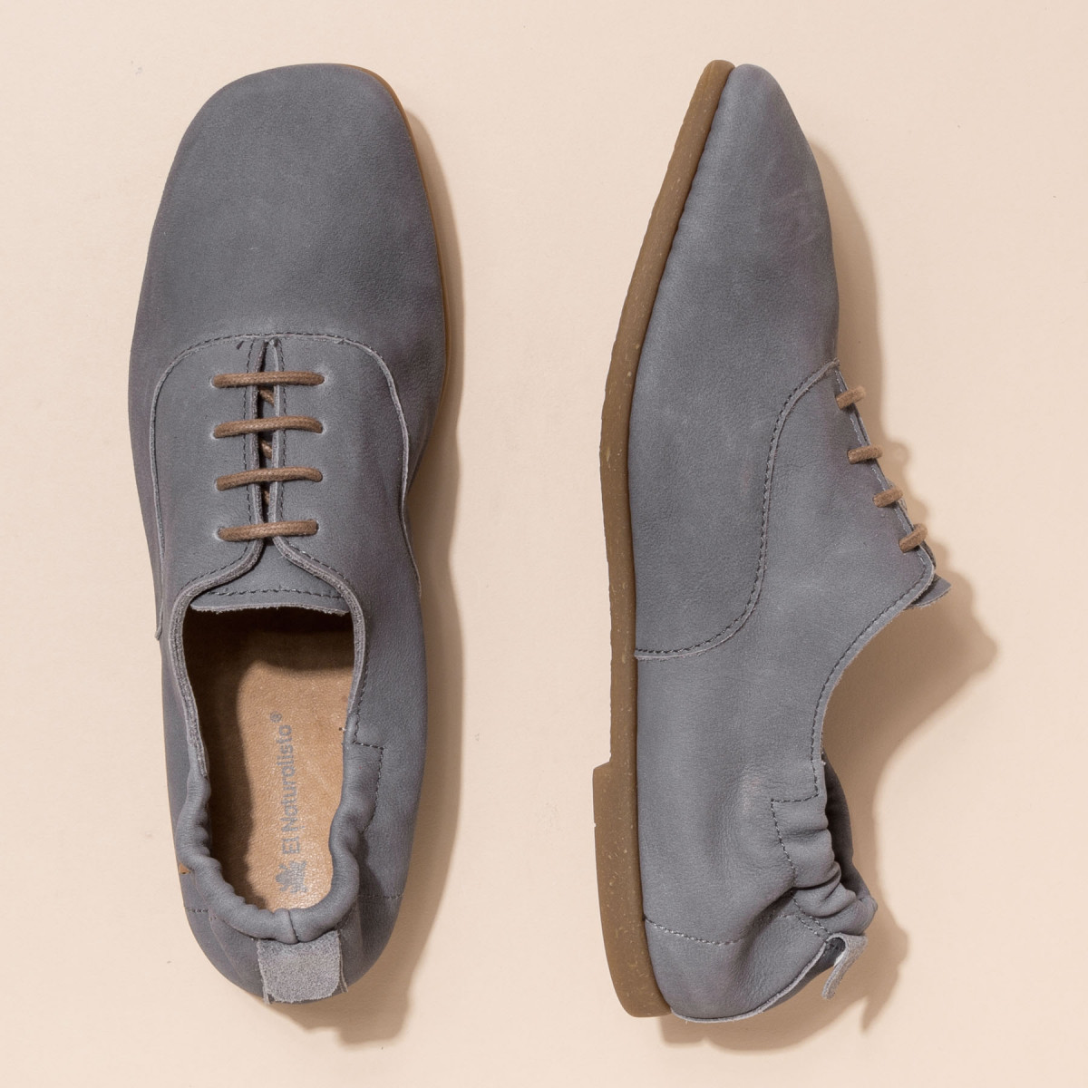 Chaussures confortables à lacets - Bleu Gris - El naturalista