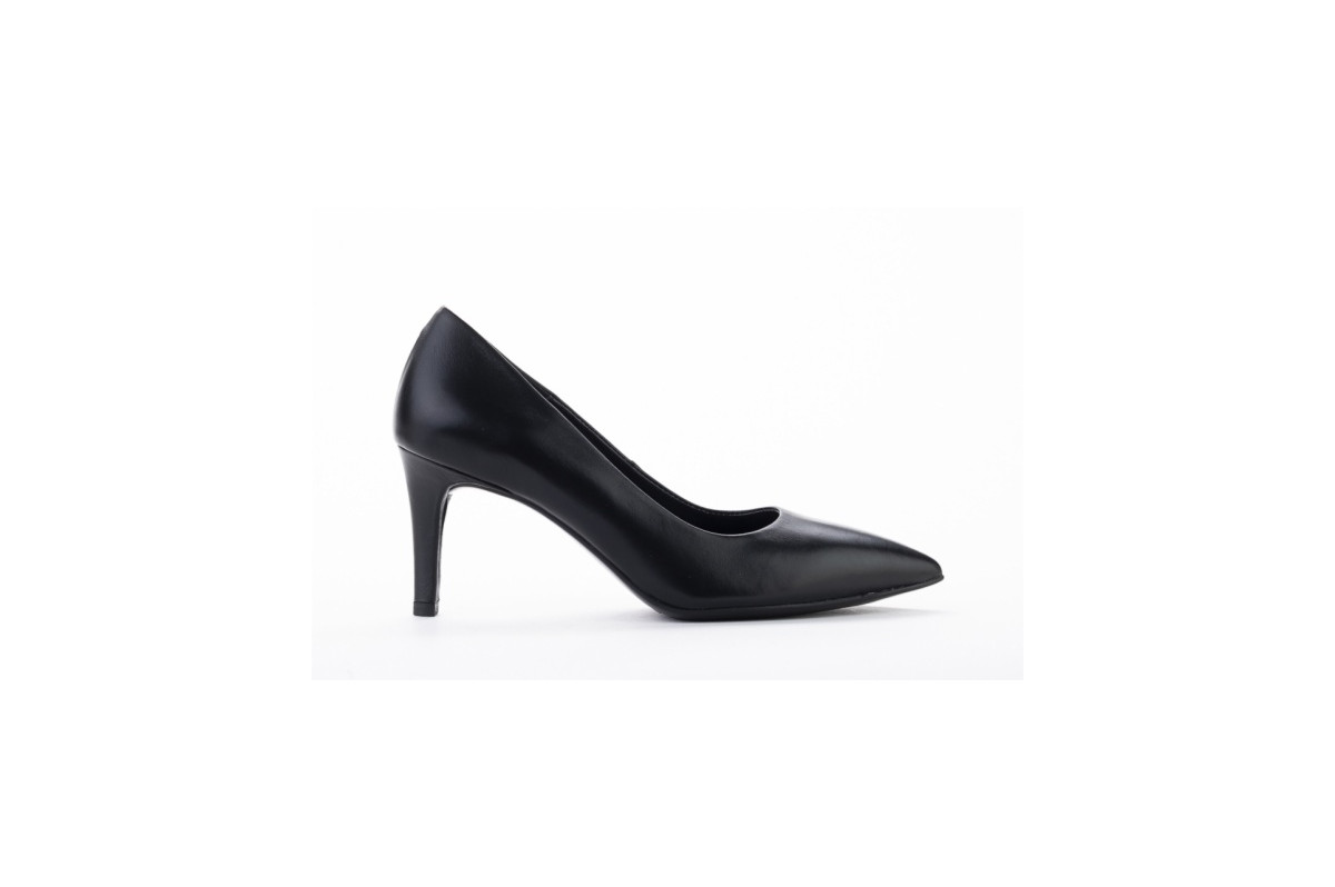 Escarpins confortables en cuir - Noir - Lince