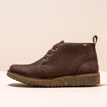 Low boots à lacets - Marron - El naturalista