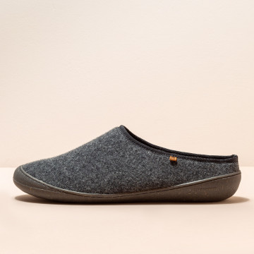 Chaussons en laine - Noir - El naturalista