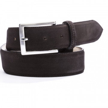 Ceinture en daim - Marron - michel