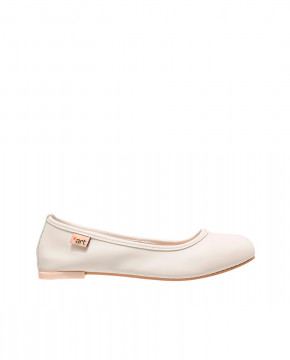 Ballerines en cuir - Beige - art