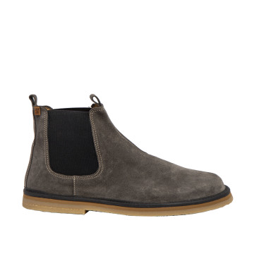 Bottines plates chelsea boots - Gris - El naturalista