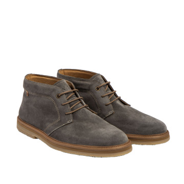 Derbies chics en daim - Gris - El naturalista