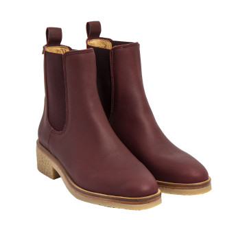 Bottines chelsea en cuir chics - Violet - El naturalista