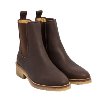 Bottines chelsea en cuir chics - Marron - El naturalista