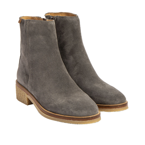 Bottines en daim chics - Gris - El naturalista