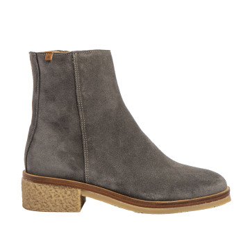 Bottines en daim chics - Gris - El naturalista