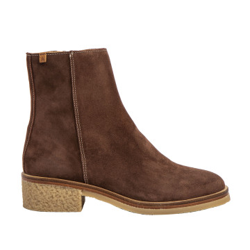 Bottines en daim chics - Marron - El naturalista