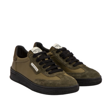 Sneakers cuir et daim - Vert - El naturalista