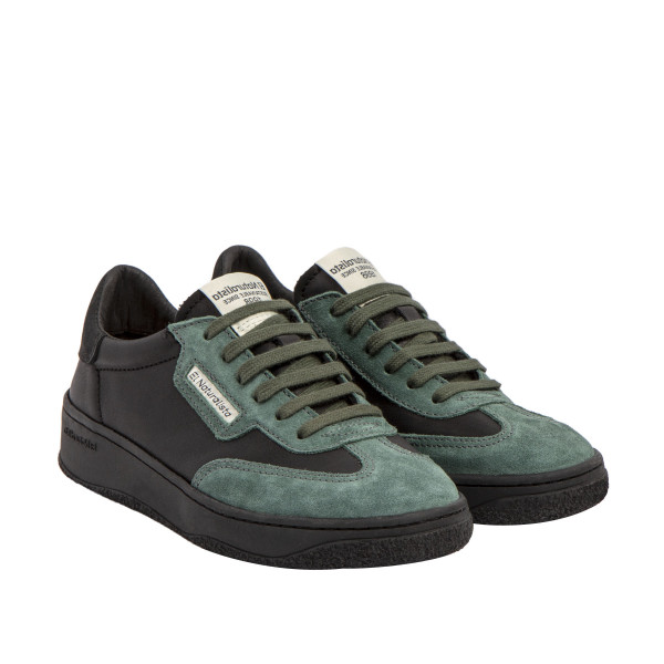 Sneakers cuir et daim - Vert - El naturalista