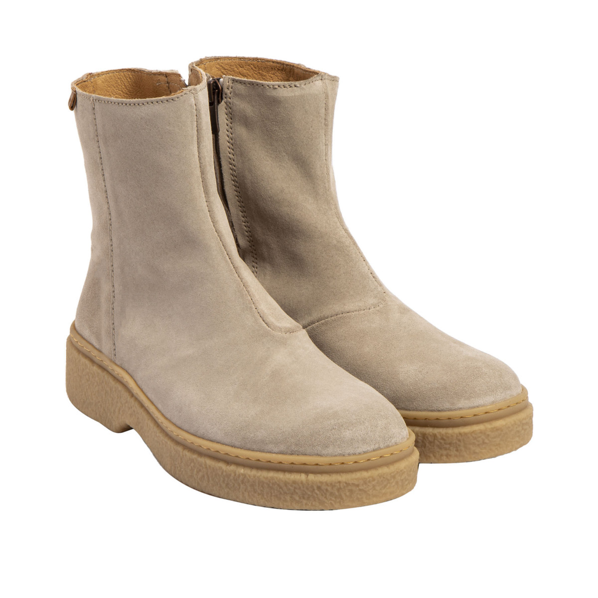 Bottines en daim - Beige - El naturalista