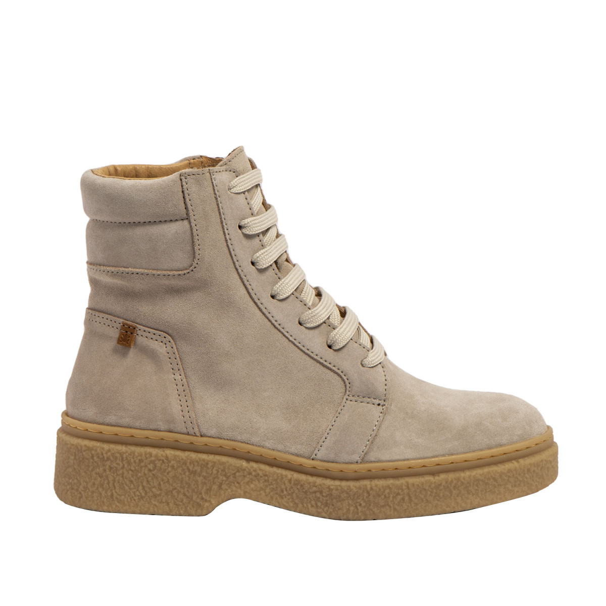 Bottines en daim type montagne - Beige - El naturalista