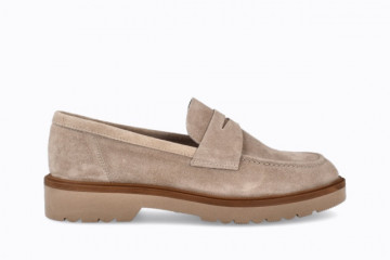 Mocassins en daim - Beige - Lince