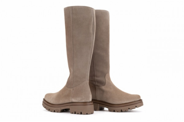 Bottes en daim à plateforme - Beige - Lince