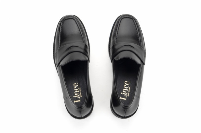 Mocassins en cuir - Noir - Lince