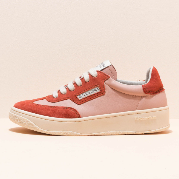 Sneakers cuir et daim - Beige - El naturalista