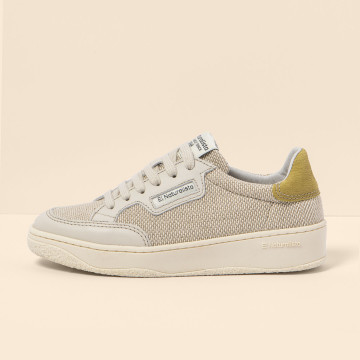 Sneakers en cuir et textile - Gris - El naturalista