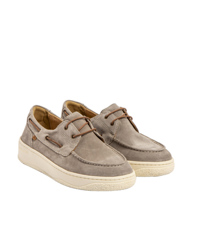 Chaussures bateau en daim - Beige - El naturalista