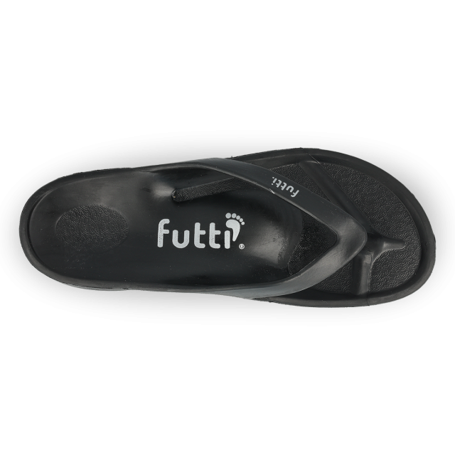 Tongs en synthétique - Noir - Futti