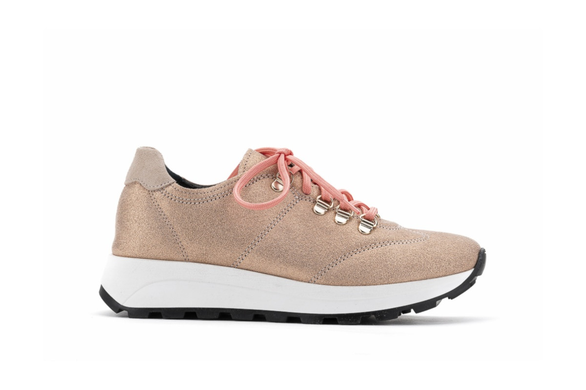 Baskets confortables en daim - Beige - Lince