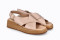 Sandales confortables compensées ultra confortable - Rose - Lince