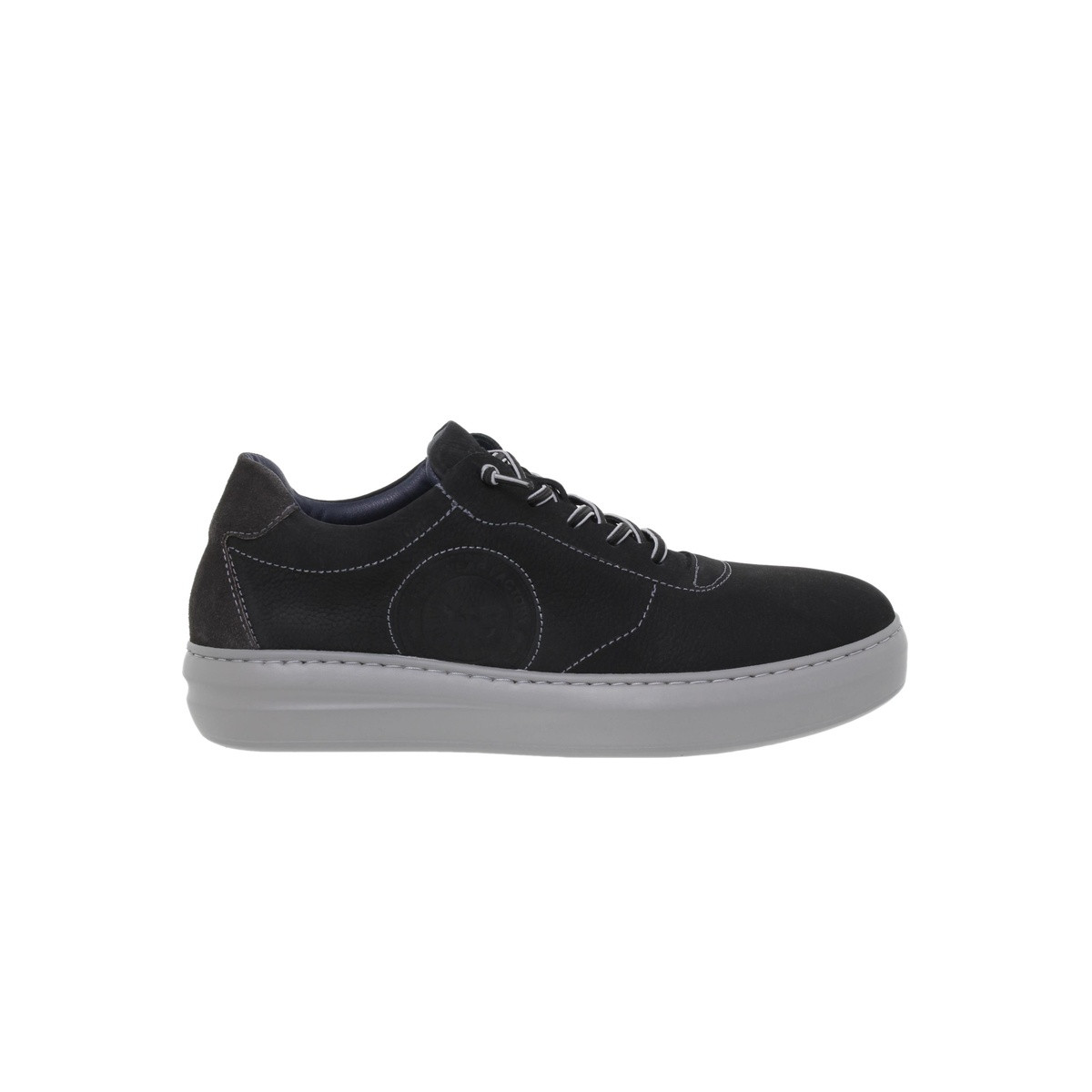 Baskets confortables homme en cuir - Noir - Seva Calzados