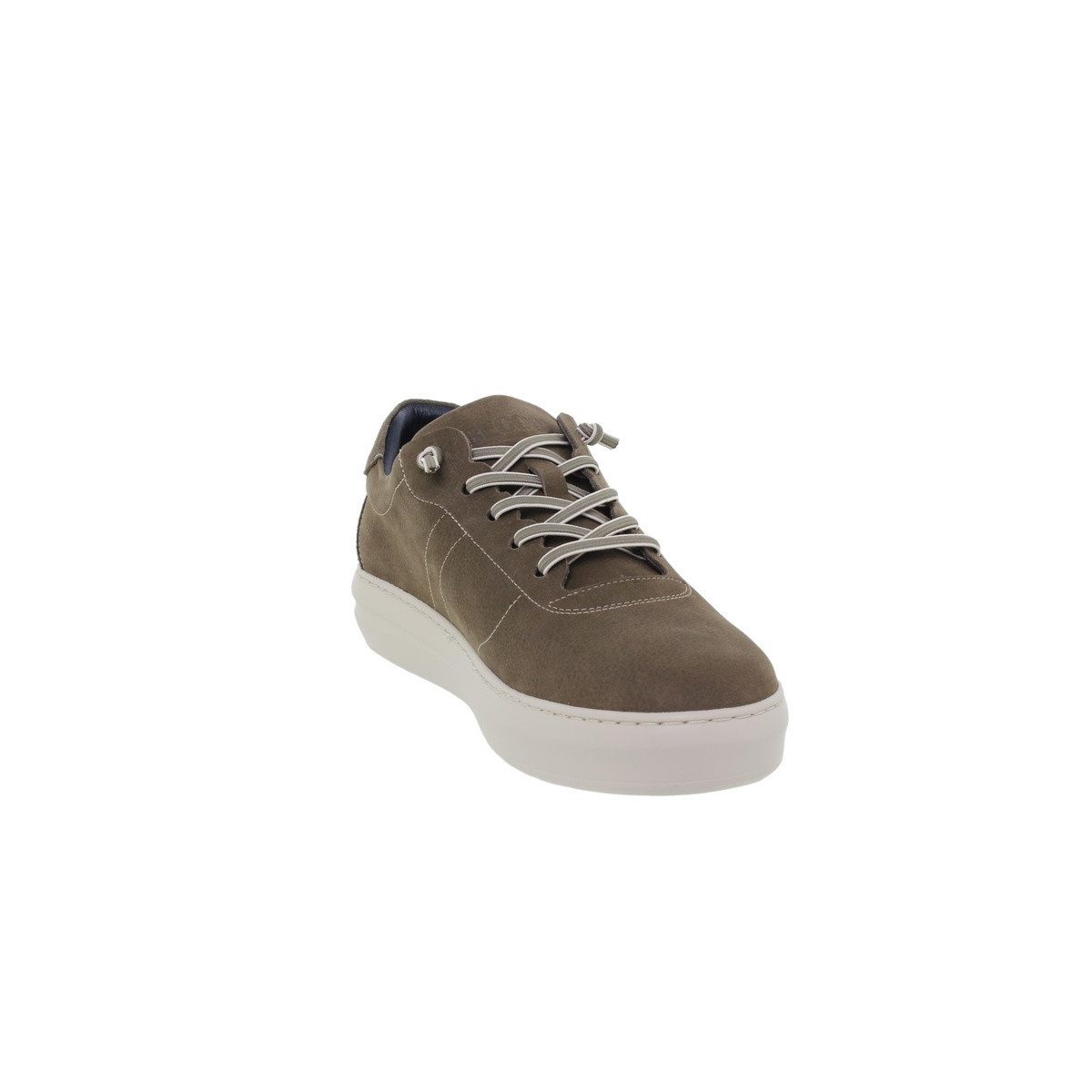 Baskets confortables homme en cuir - Kaki - Seva Calzados