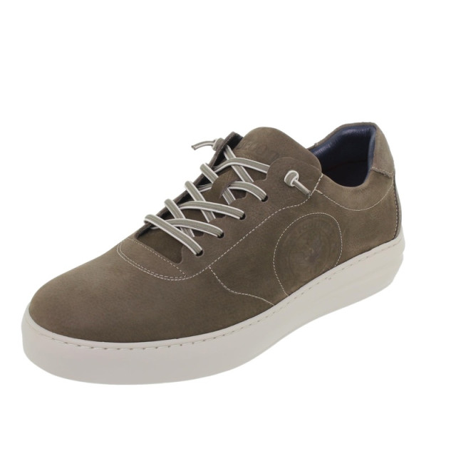 Baskets confortables homme en cuir - Kaki - Seva Calzados