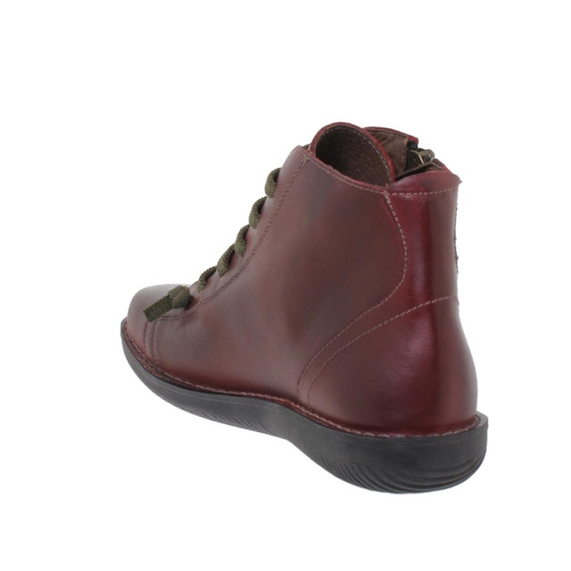 Bottines bordeaux cuir on sale