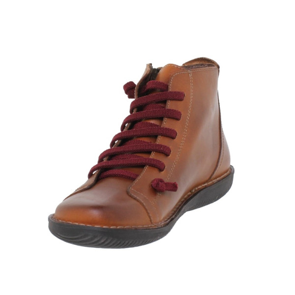 Bottines confortables basses femme en cuir - Marron - Seva Calzados