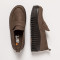 Mocassins plateforme en cuir - Marron - art