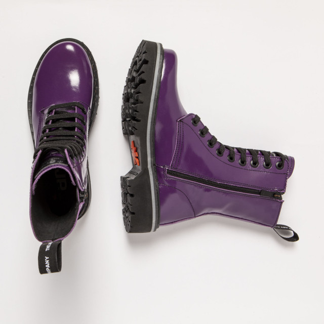 Bottines à lacets style rangers - Violet - art