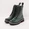 Bottines à lacets style rangers - Vert - art