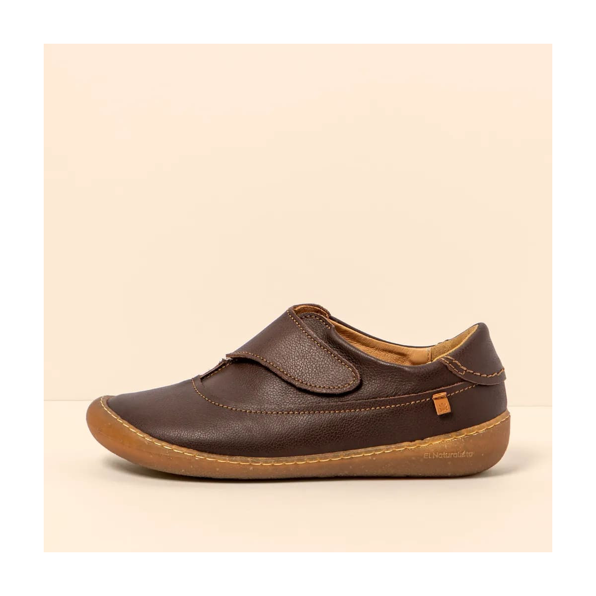 Chaussures confotables en cuir - Marron - El naturalista