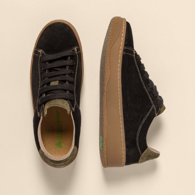 Sneakers en daim - Noir - El naturalista