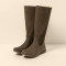 Bottes plates en multi cuir - Vert - El naturalista