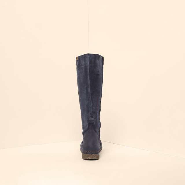 Bottes plates en multi cuir - Bleu - El naturalista