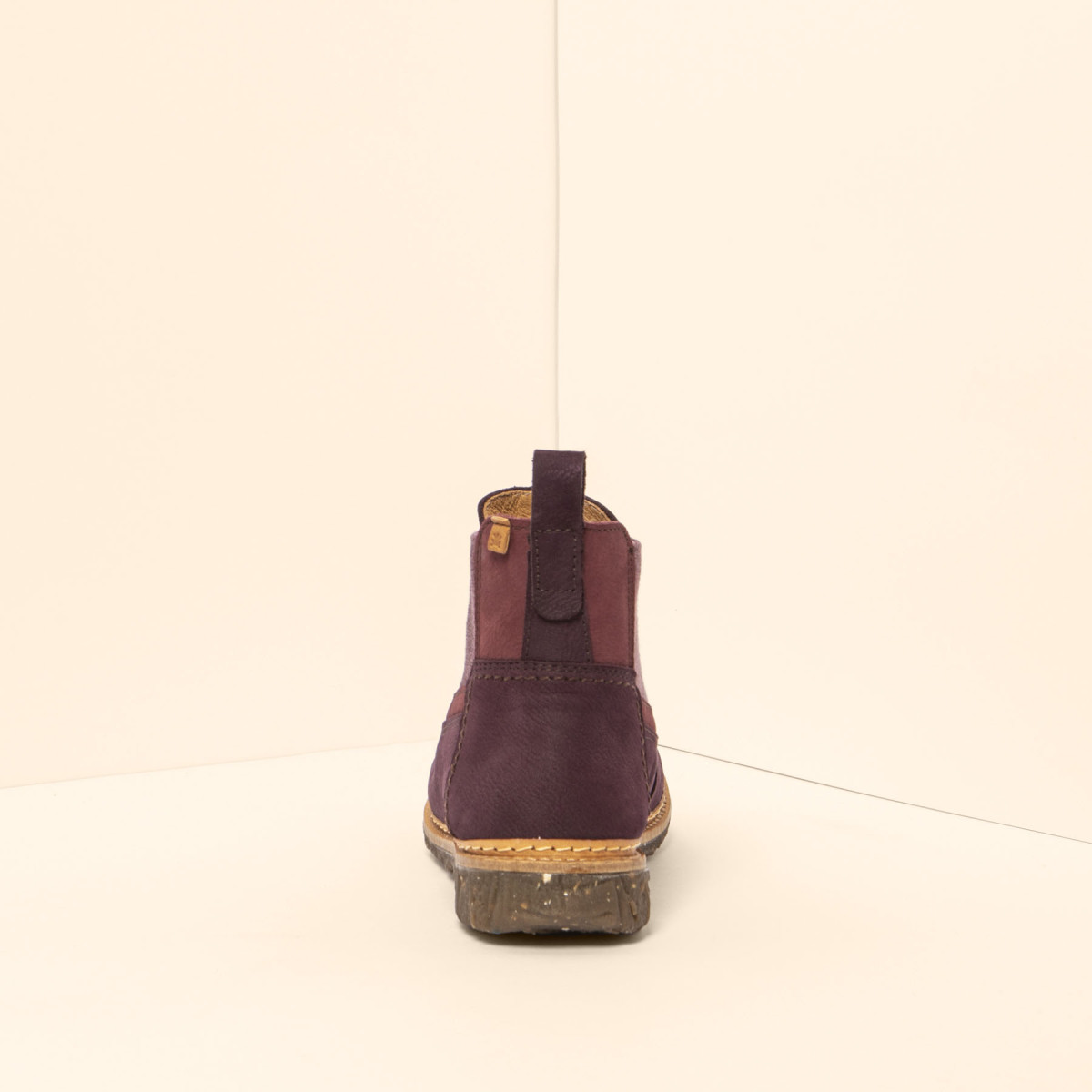 Bottines chelsea en cuir - Violet - El naturalista