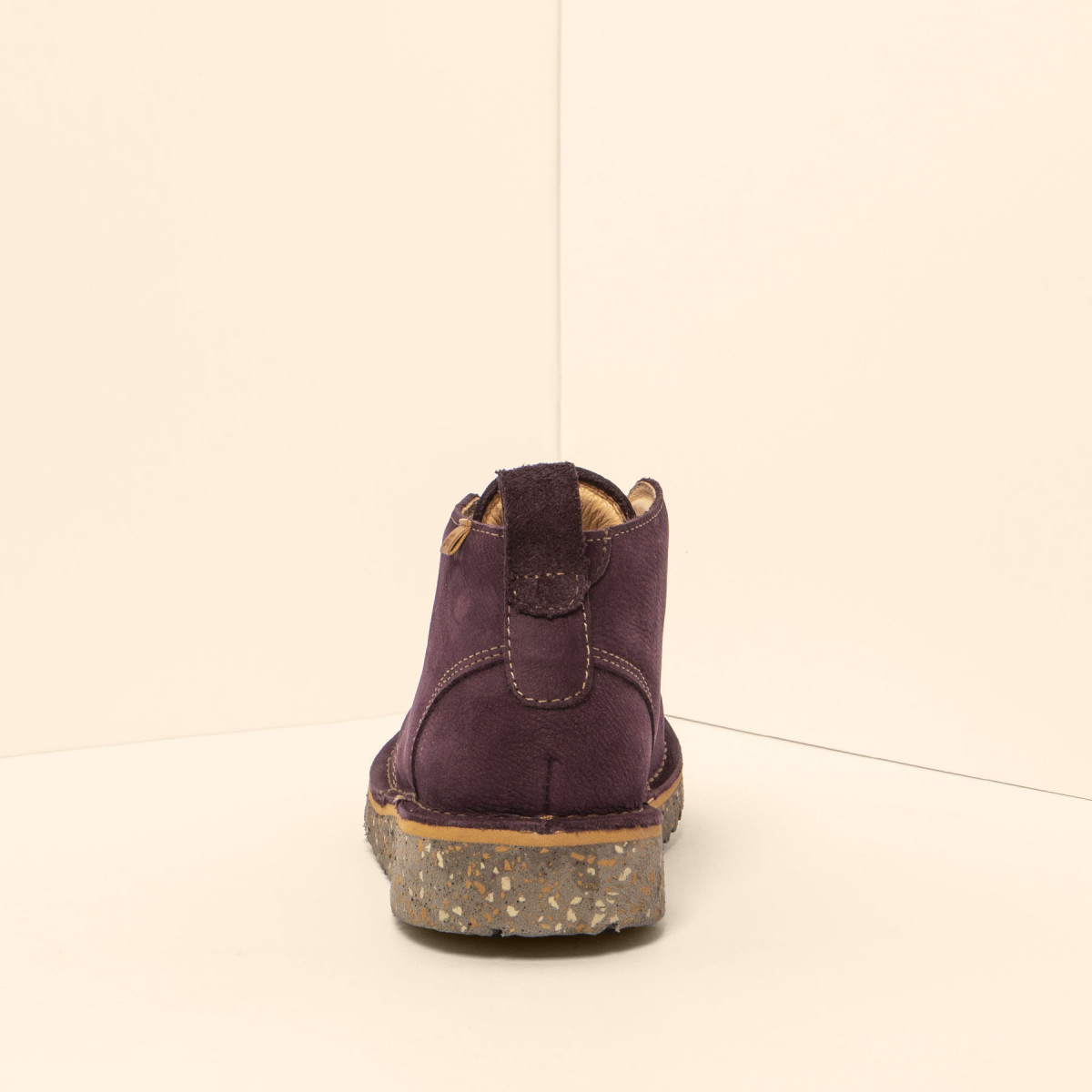 Low boots à lacets - Violet - El naturalista