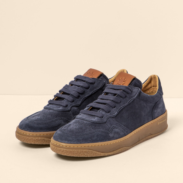 Sneakers en daim - Bleu - El naturalista