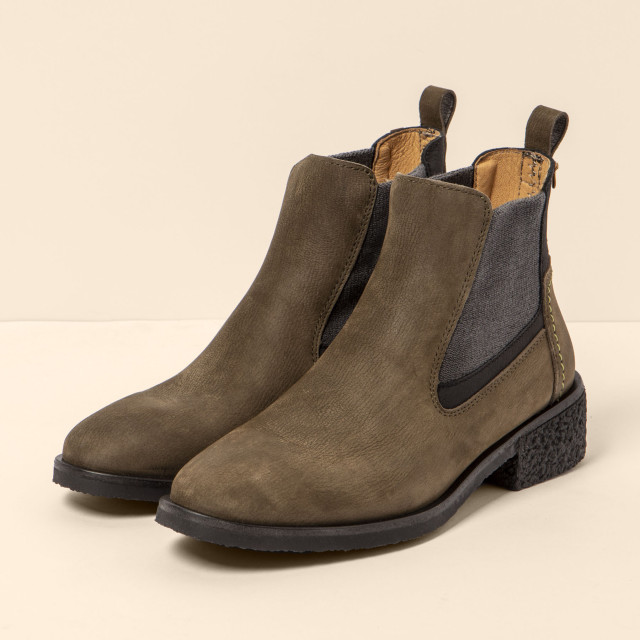 Bottines à talon chelsea boots - Vert - El naturalista