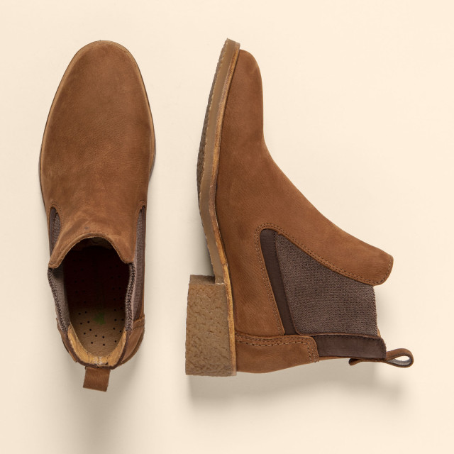 Bottines à talon chelsea boots - Marron - El naturalista