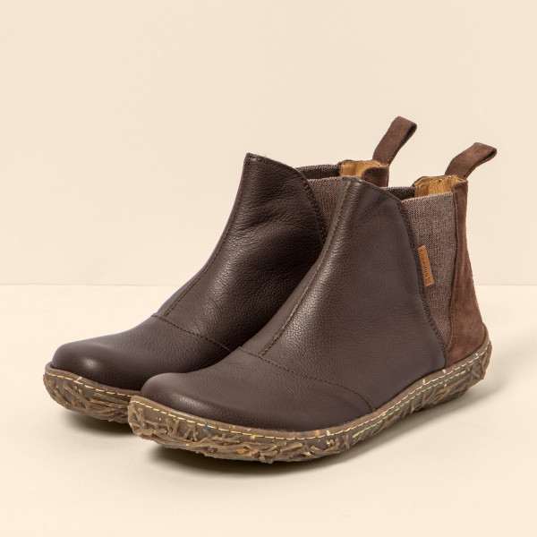 Bottines chelsea vegan - Marron - El naturalista