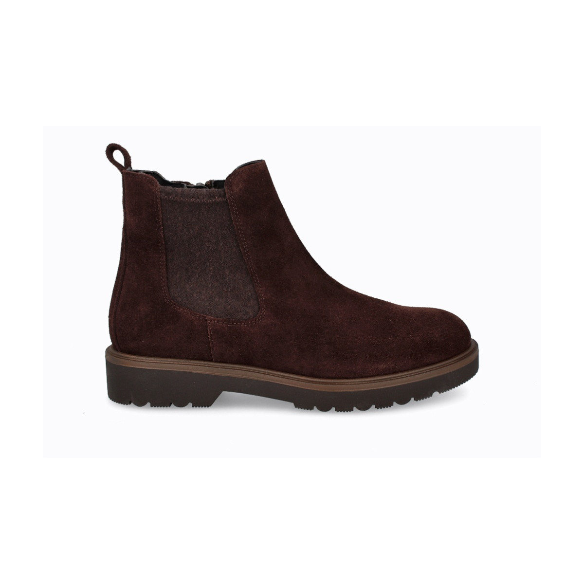 Bottines chelsea en daim - Marron - Lince