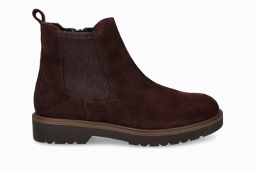 Bottines chelsea en daim - Marron - Lince