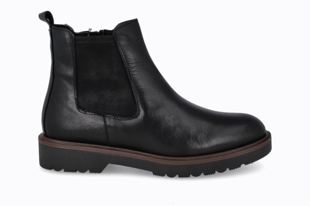 Bottines chelsea en cuir - Noir - Lince