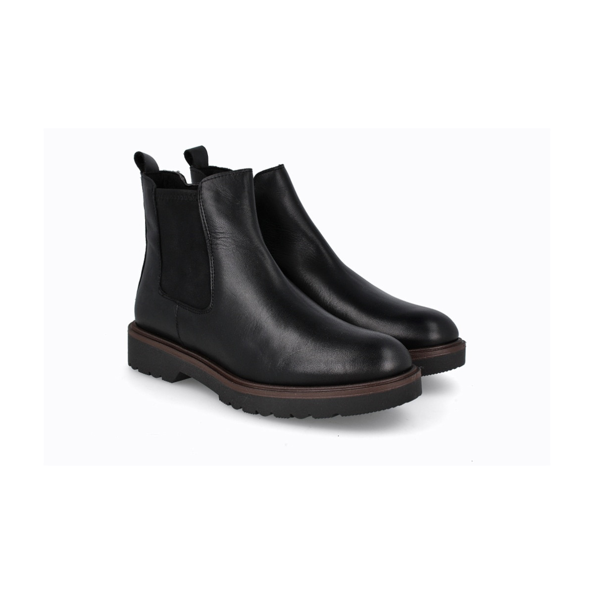 Bottines chelsea en cuir - Noir - Lince