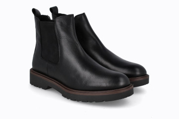 Bottines chelsea en cuir - Noir - Lince